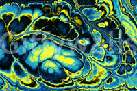 Motif abstrait coloré aux formes fluides effet marbre