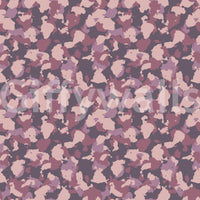 Papier peint Motif camouflage rose poudré