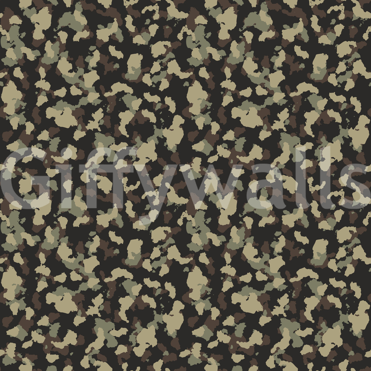 Papier peint à motif de camouflage forestier tactique⁠