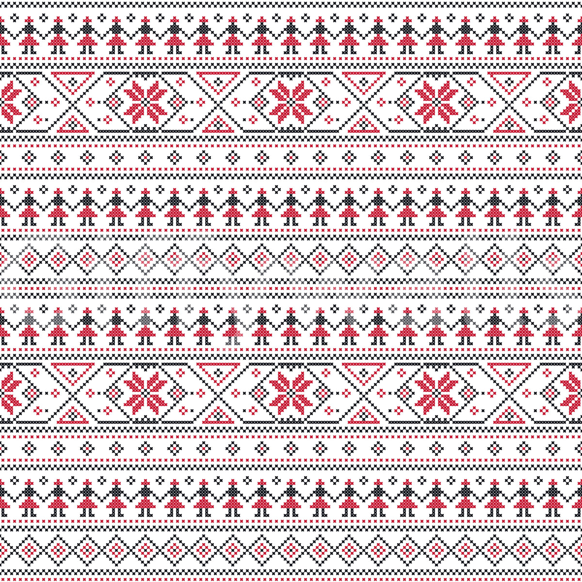 Papel tapiz de patrón geométrico de azulejos de arte folclórico