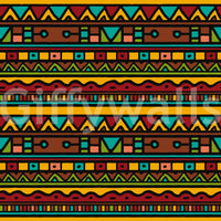 Tapet med geometriskt folkloristiskt tribal-mönster⁠
