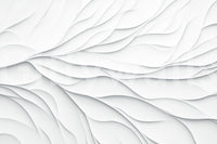 Murale da parete minimalista con curve di carta sovrapposte