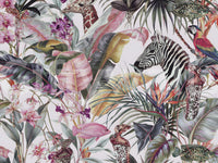Exotic Fauna and Lush Flora Mural Wall Mural