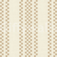 Ternede striber med ticking - beige tapet