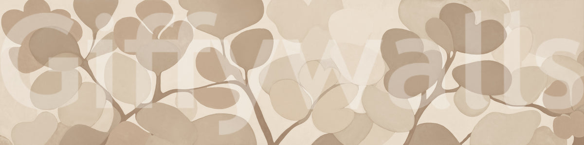 Mural de perete Emils Bouquet - Sepia