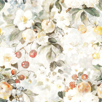 Carta da parati botanica Raccolto del Frutteto Rustico
