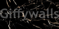 Midnight Marble Vein Wall Mural