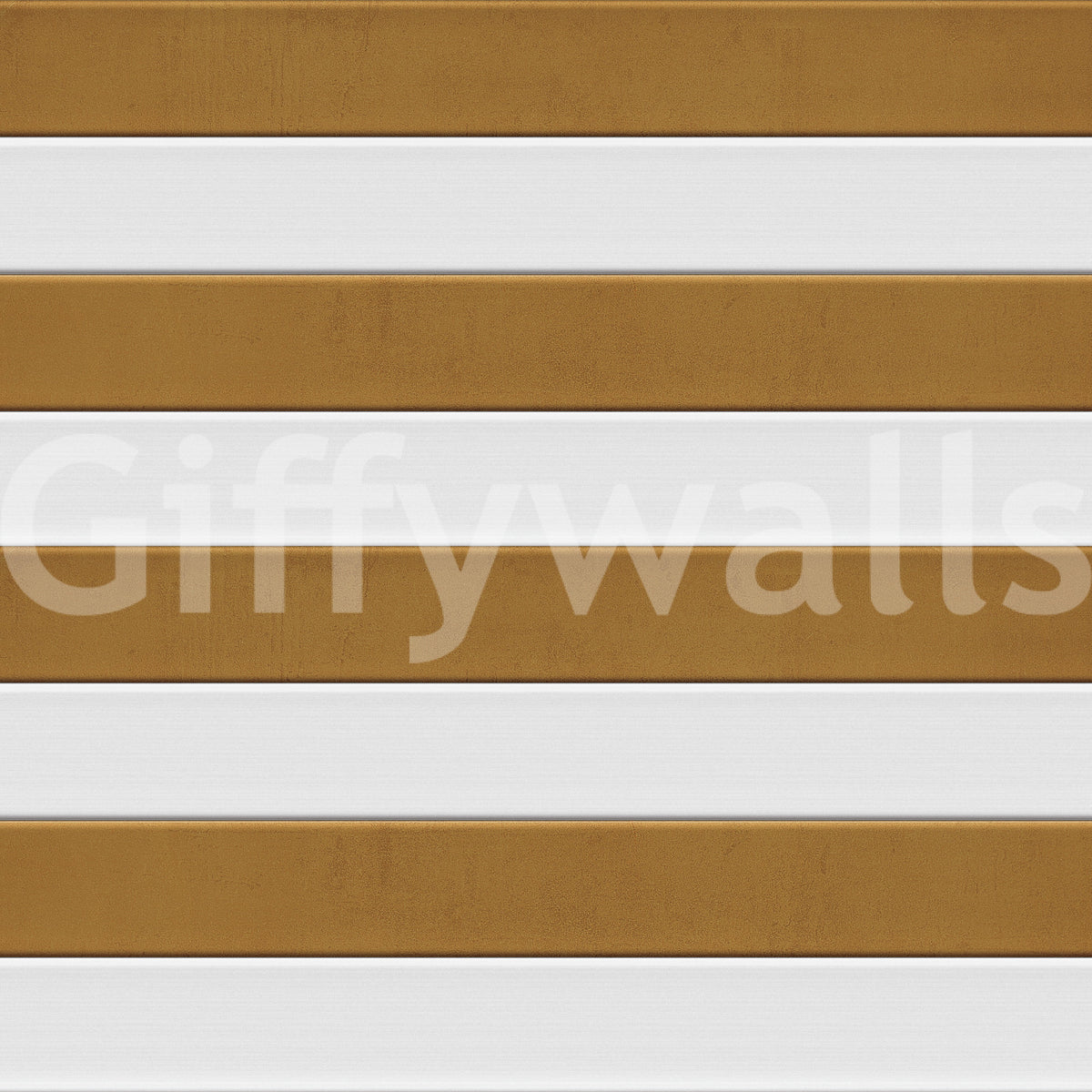 Papel de parede com textura às riscas bege-dourado
