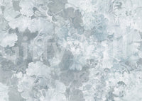 Papier peint panoramique Feuille de ginkgo vintage bleu acier Papier peint panoramique