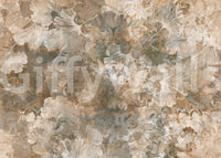 Wandbild „Vintage-Ginkgoblatt in warmem Bernsteinton“