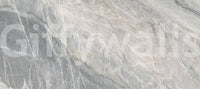 Papier peint panoramique à effet de dalle de marbre gris serein