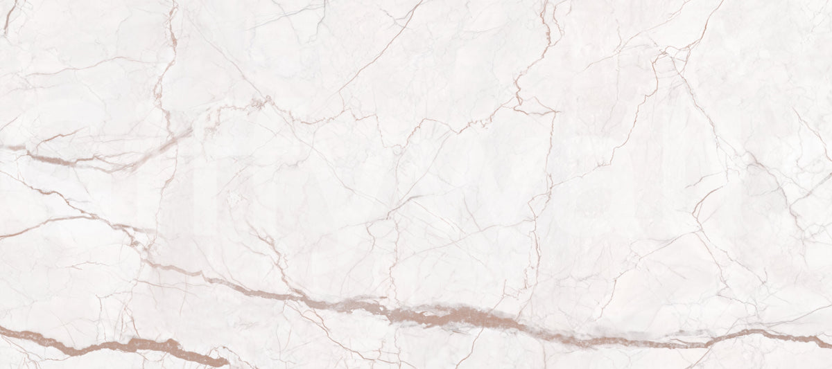 Fotomurale con delicate venature di marmo rosa cipria