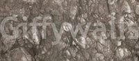 Mural de parede com aspeto de placa de pedra texturada em tom mocha