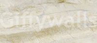 Carta da parati murale con venature di marmo crema e ocra