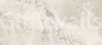 Papier peint panoramique en dalle de marbre naturel crème et gris