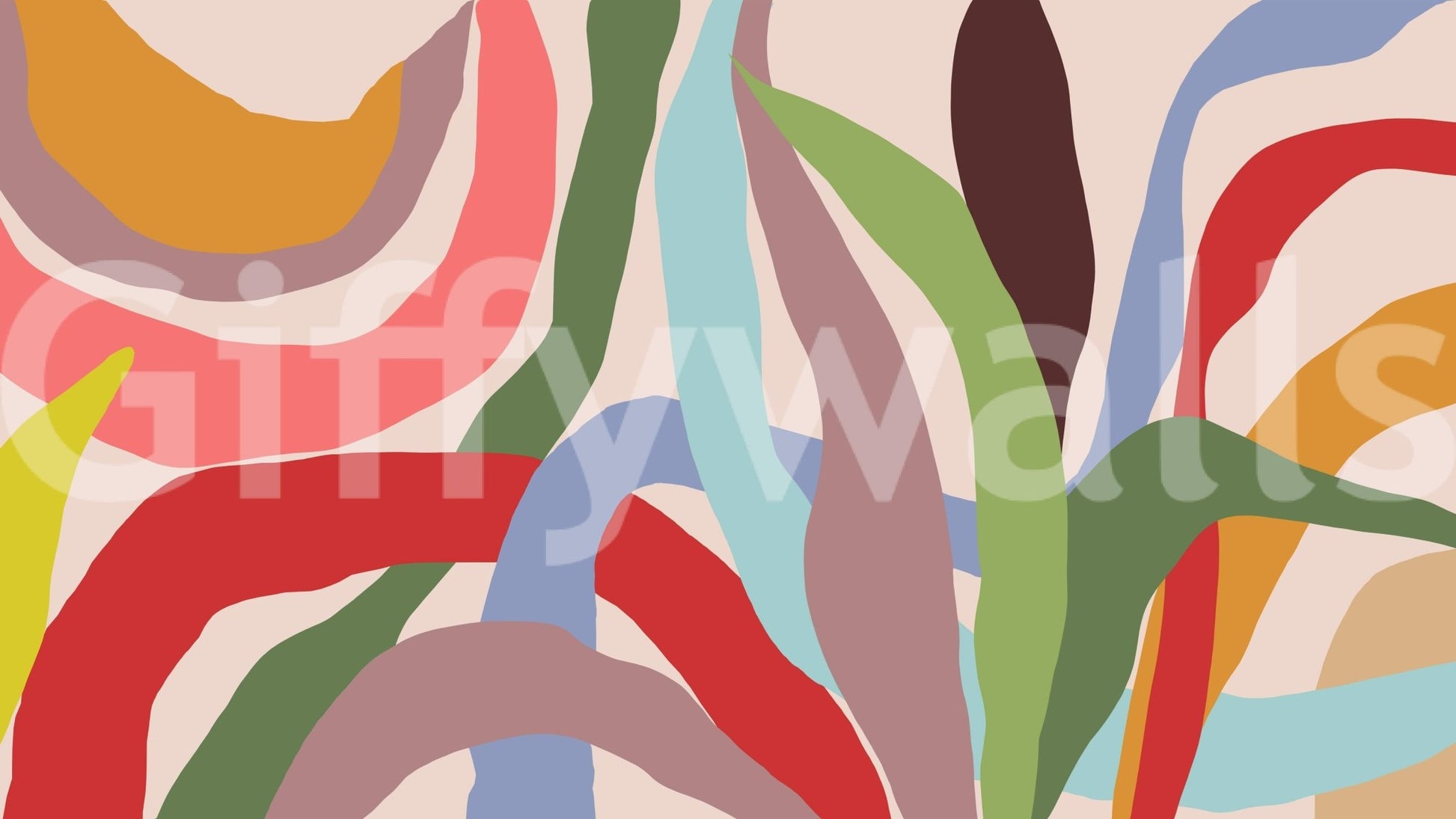 Waves of Joy Wall Mural