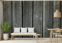 Primitive wood mural, long strips, genuine appearance wallpaper for walls.