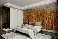 Wheat field mural wallpaper

