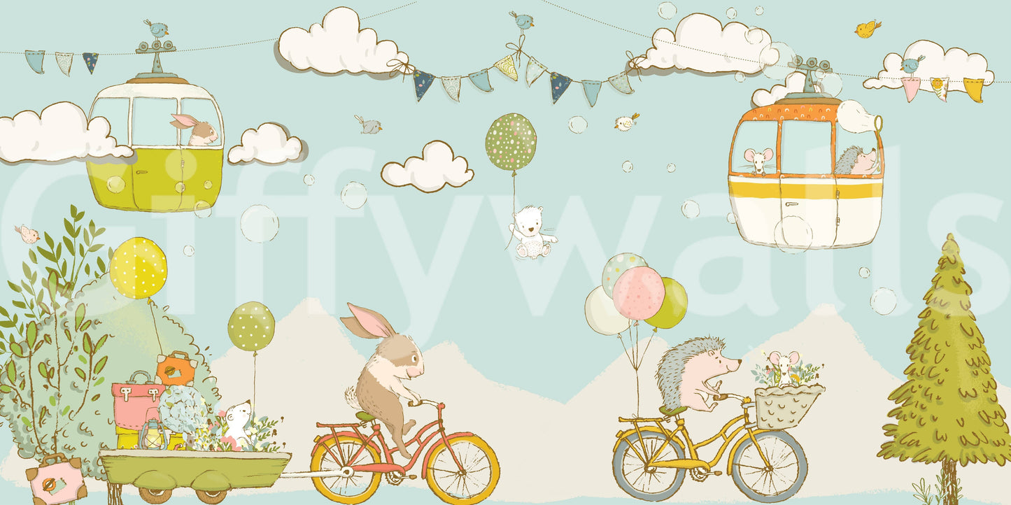 Animal Adventures Wall Mural -2761312