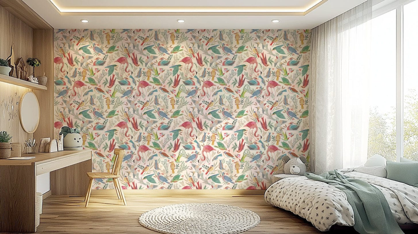 light Birdwatcher's Wallpaper⁠