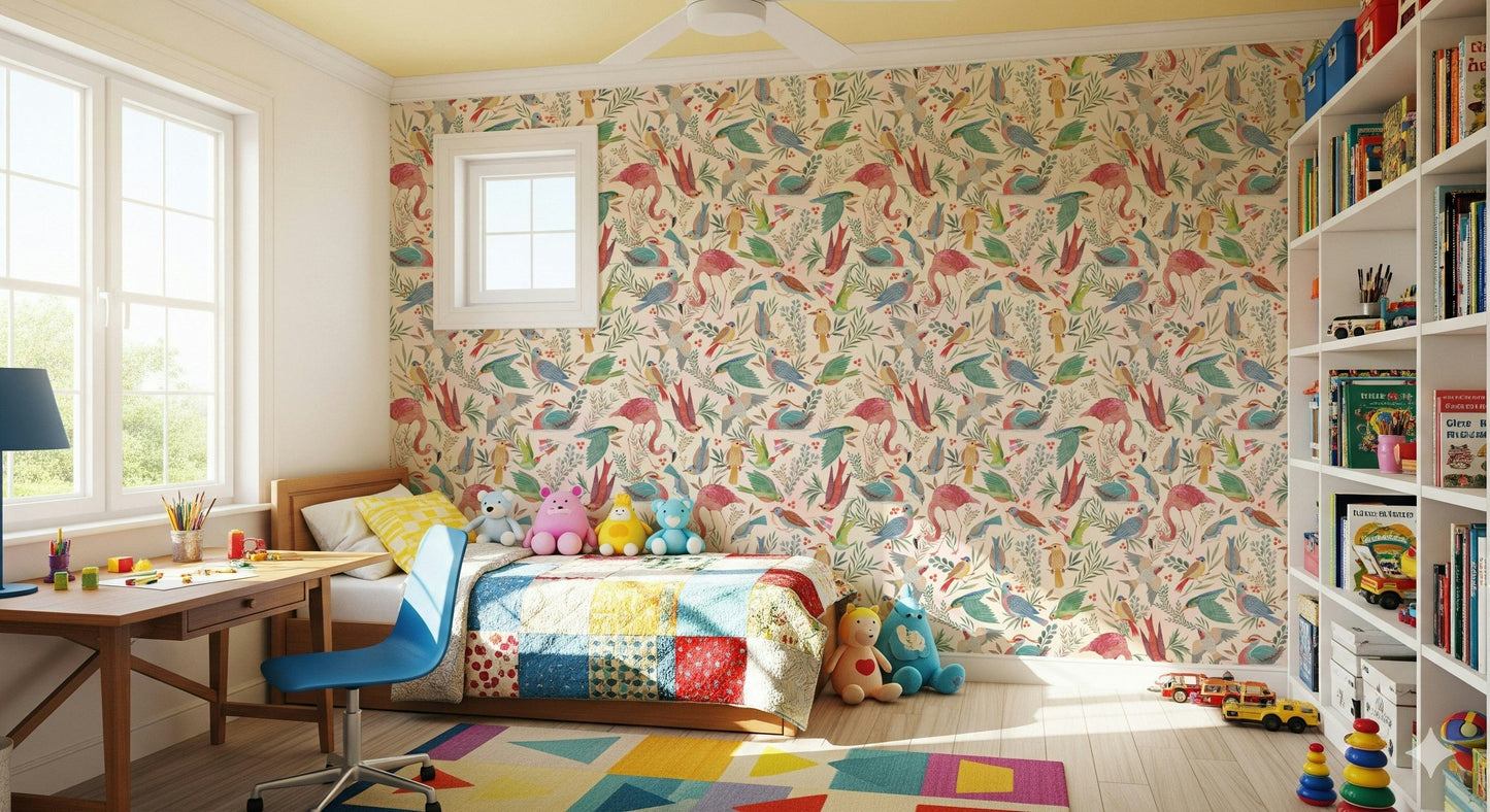 light Birdwatcher's Wallpaper⁠