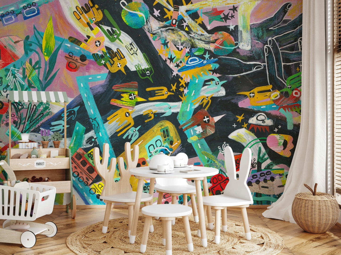 Urban Sprawl Symphony Wall Mural -2574515