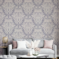 Beautiful whimsical floral pattern wallpaper for walls

