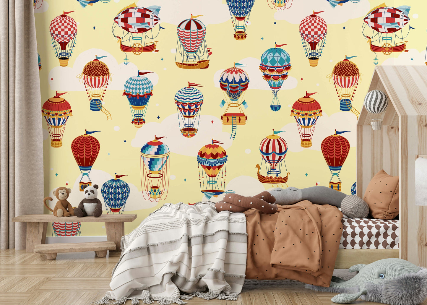 Up, Up, and Away Balloons Wall Mural -2735492