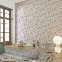 Colorful underwater wallpaper with playful fish

