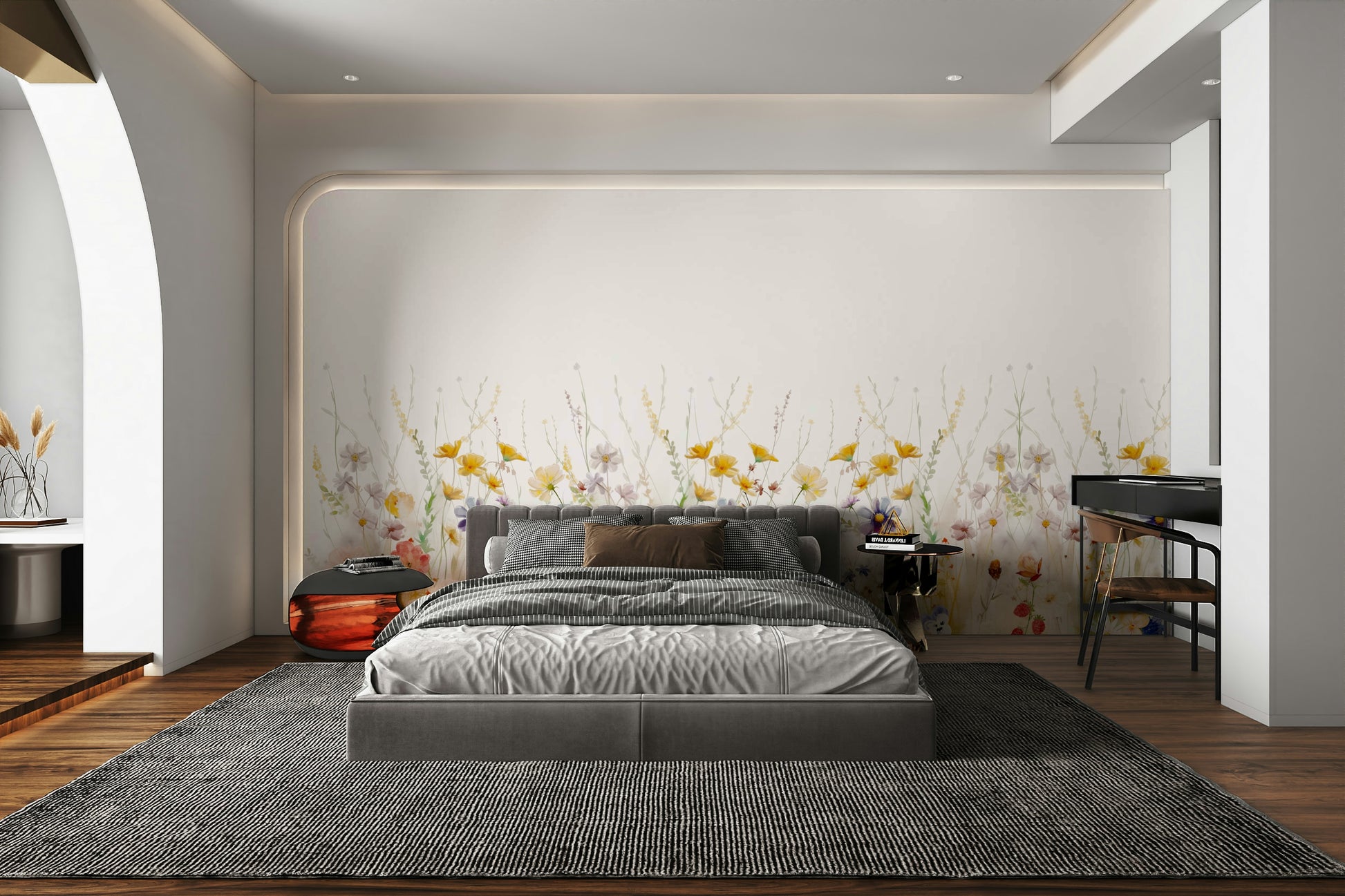 Easy to install wall mural

