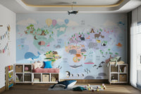 Wallpaper for walls with animals


