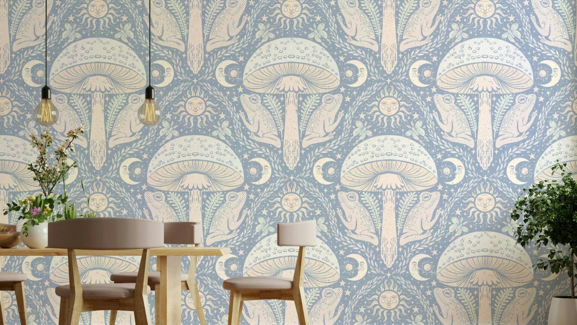 Whimsigothic Toadstools Ayara Pastel-02 Wallpaper

