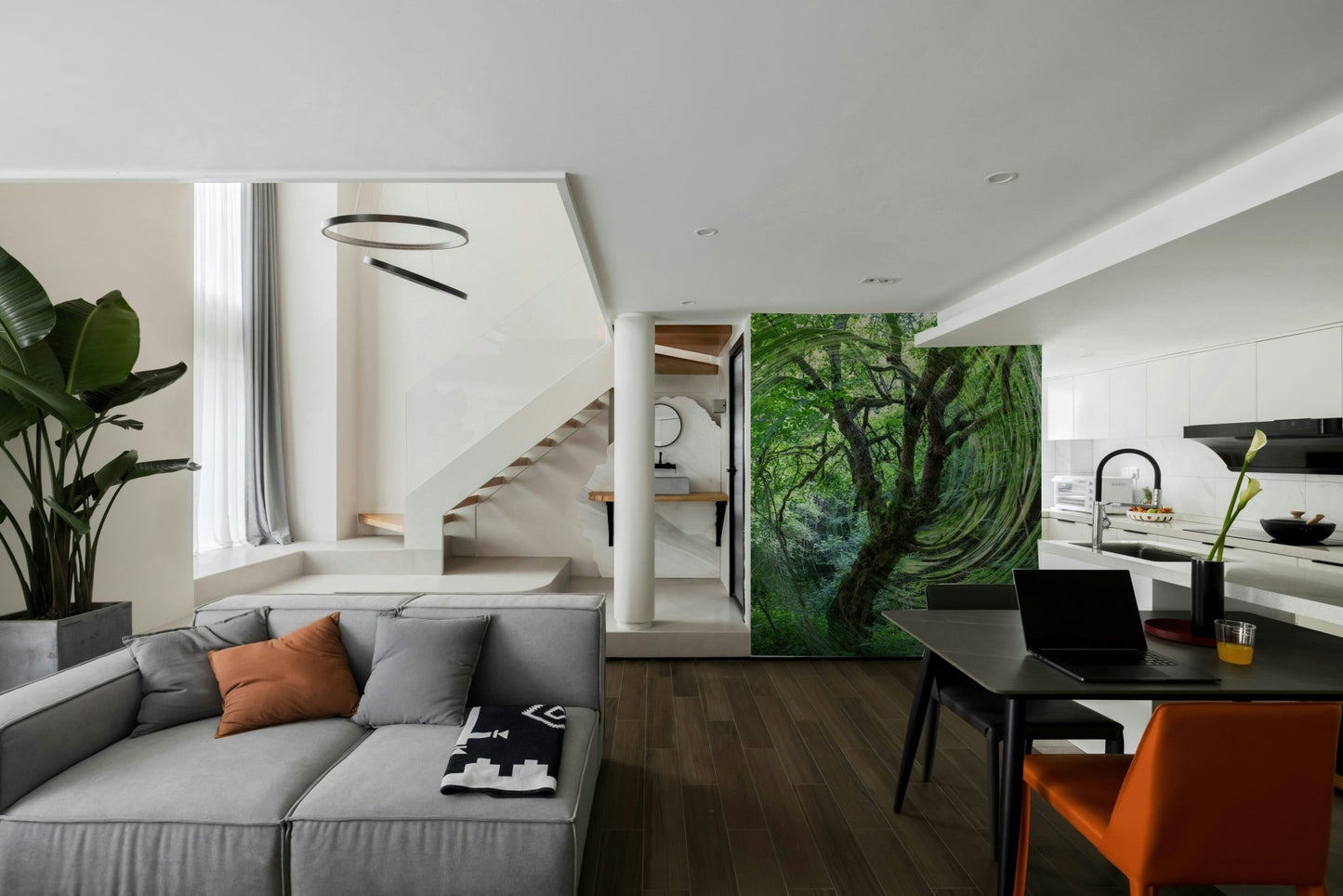 Green nature wallpaper for wall
