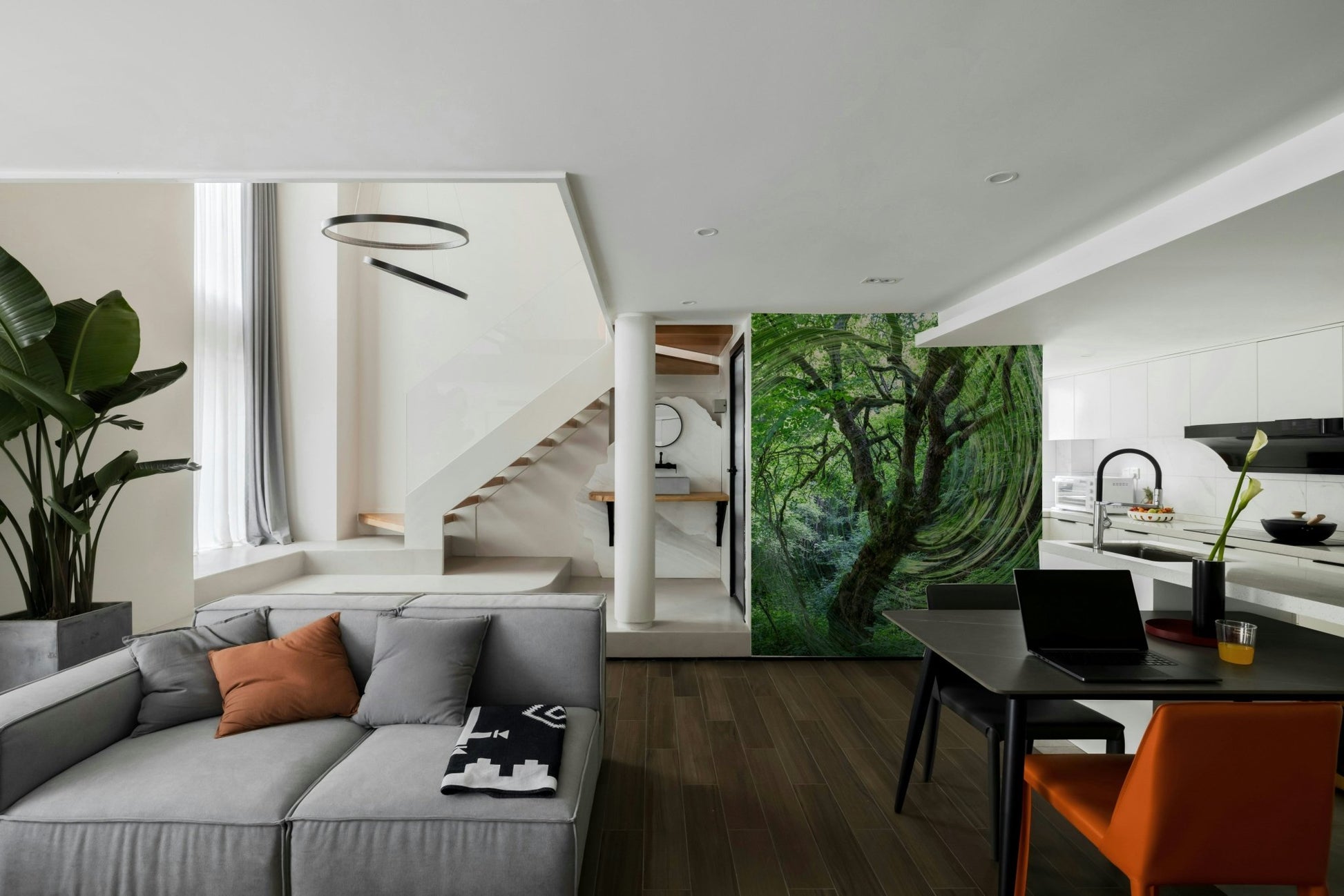 Green nature wallpaper for wall
