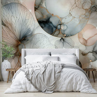 Whisper of Nature Wall Mural featuring delicate branches in a bright studio.