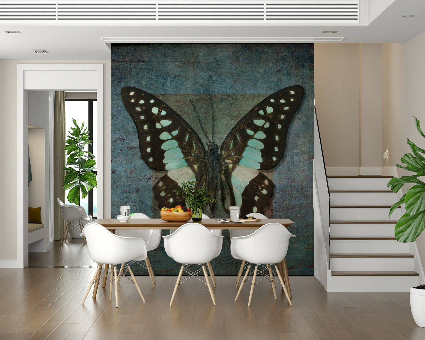 Whispering Butterfly Aura Wall Mural