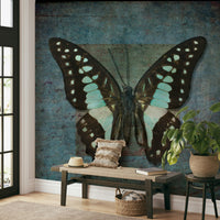 Whispering Butterfly Aura Wall Mural
