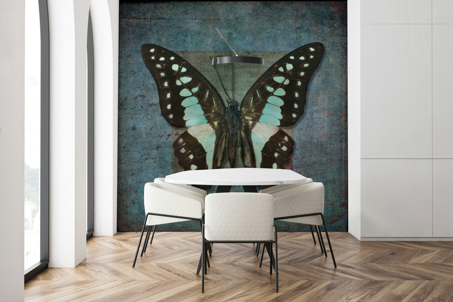 Whispering Butterfly Aura Wall Mural
