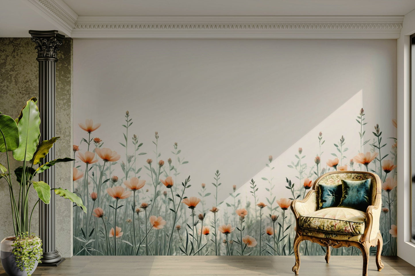 The image has a soft, painted look.

