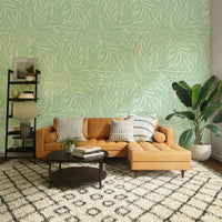 Delicate leafy wallpaper for cozy spaces

