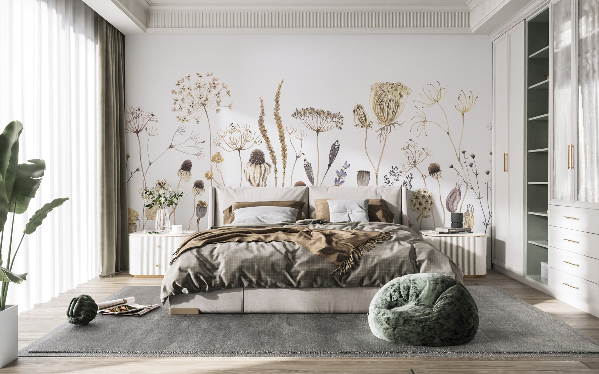 Whispering Meadows Wall Mural - Giffywalls