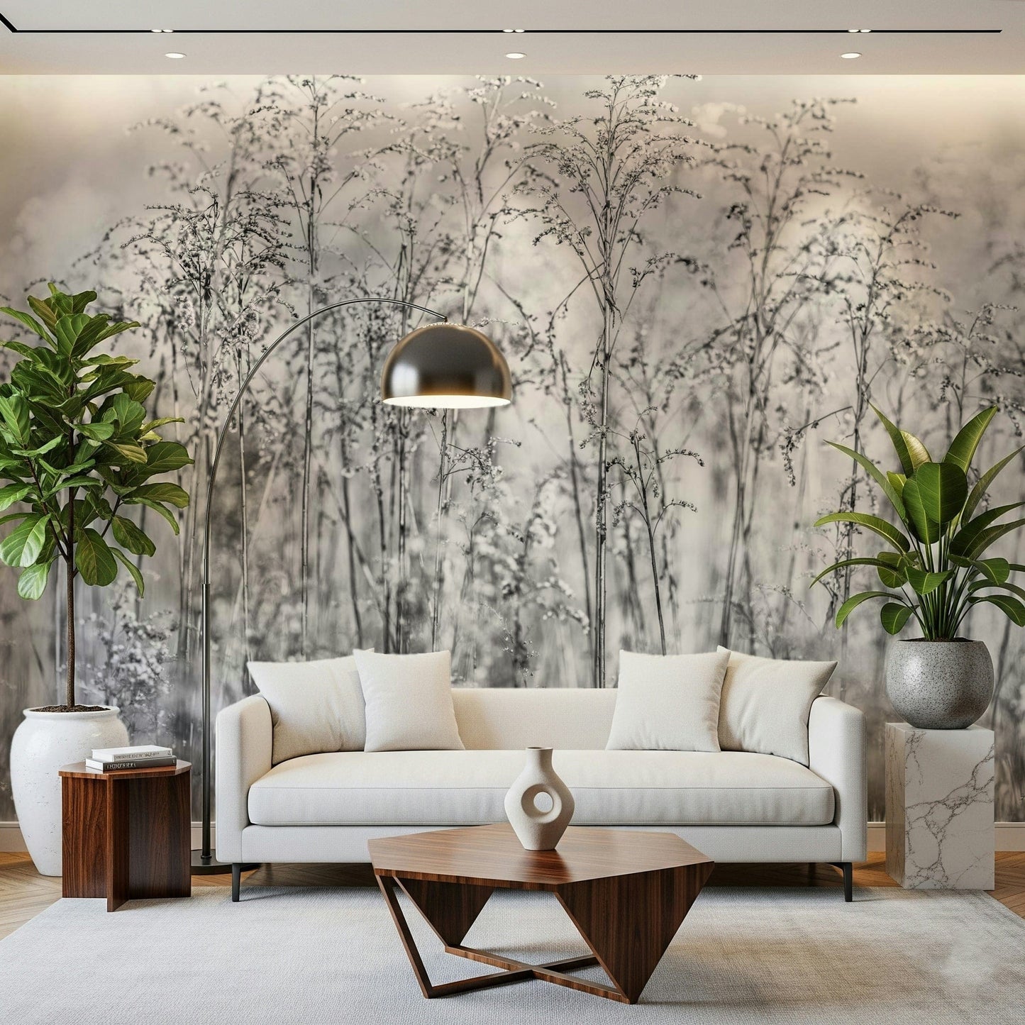 Whispering Weeds Wall Mural