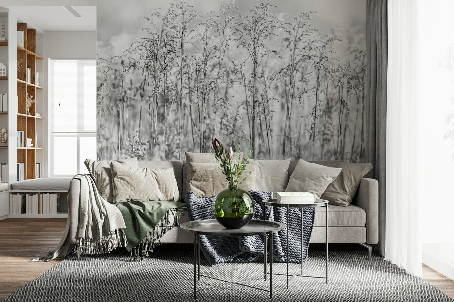 Whispering Weeds Wall Mural