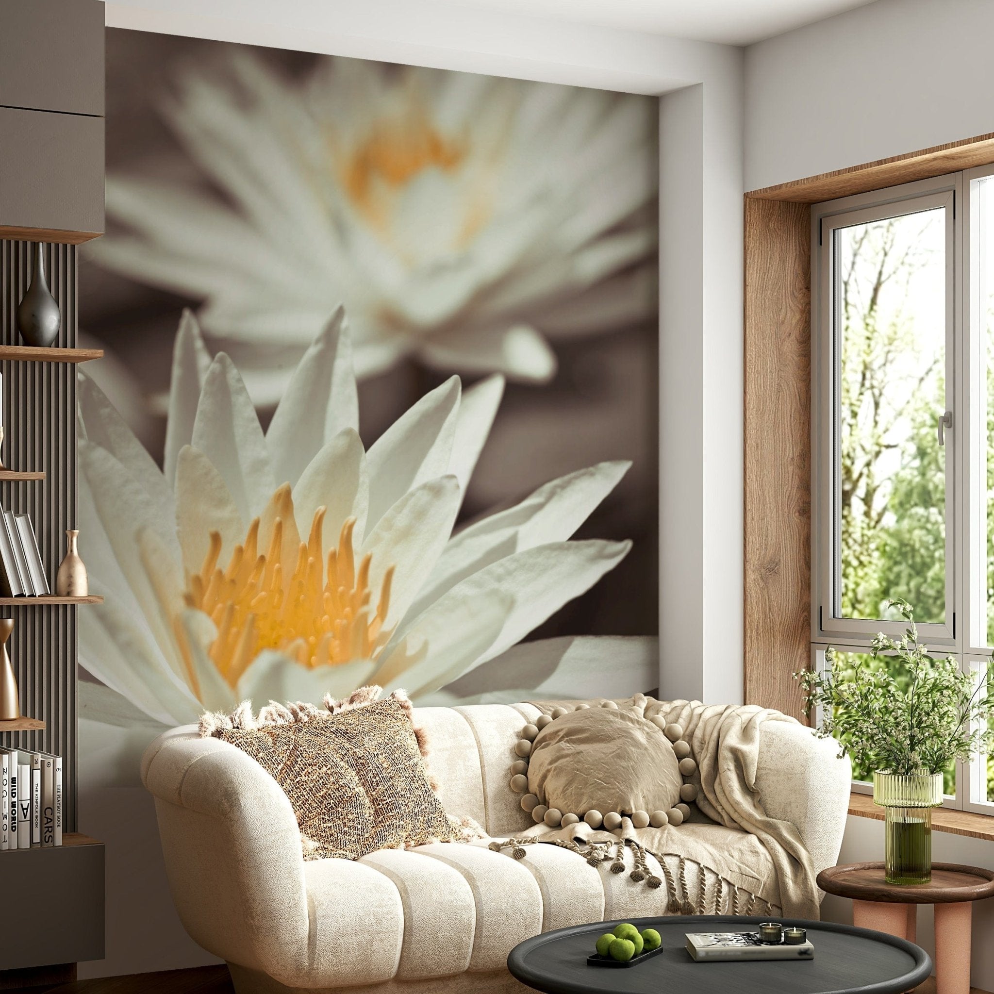 white lilies book Whispering White Lilies Wallpaper