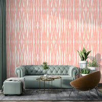 Elegant coral tone wallpaper for stylish interiors

