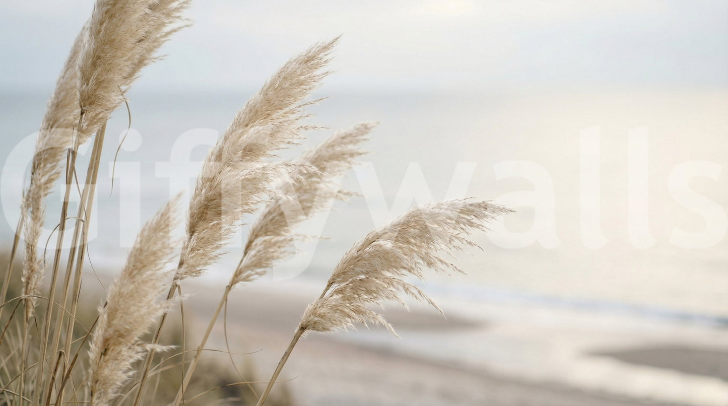 Muurschildering "Fluisteringen van de Pampaskust"