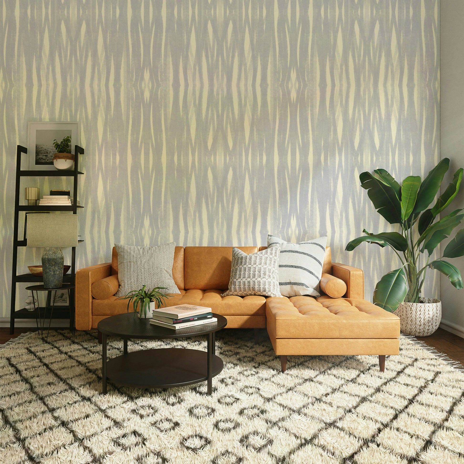 Light and airy Whispers of Serenity wallpaper for modern spaces

