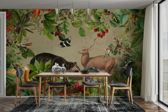 Whispers of the Wildwood mural wallpaper

