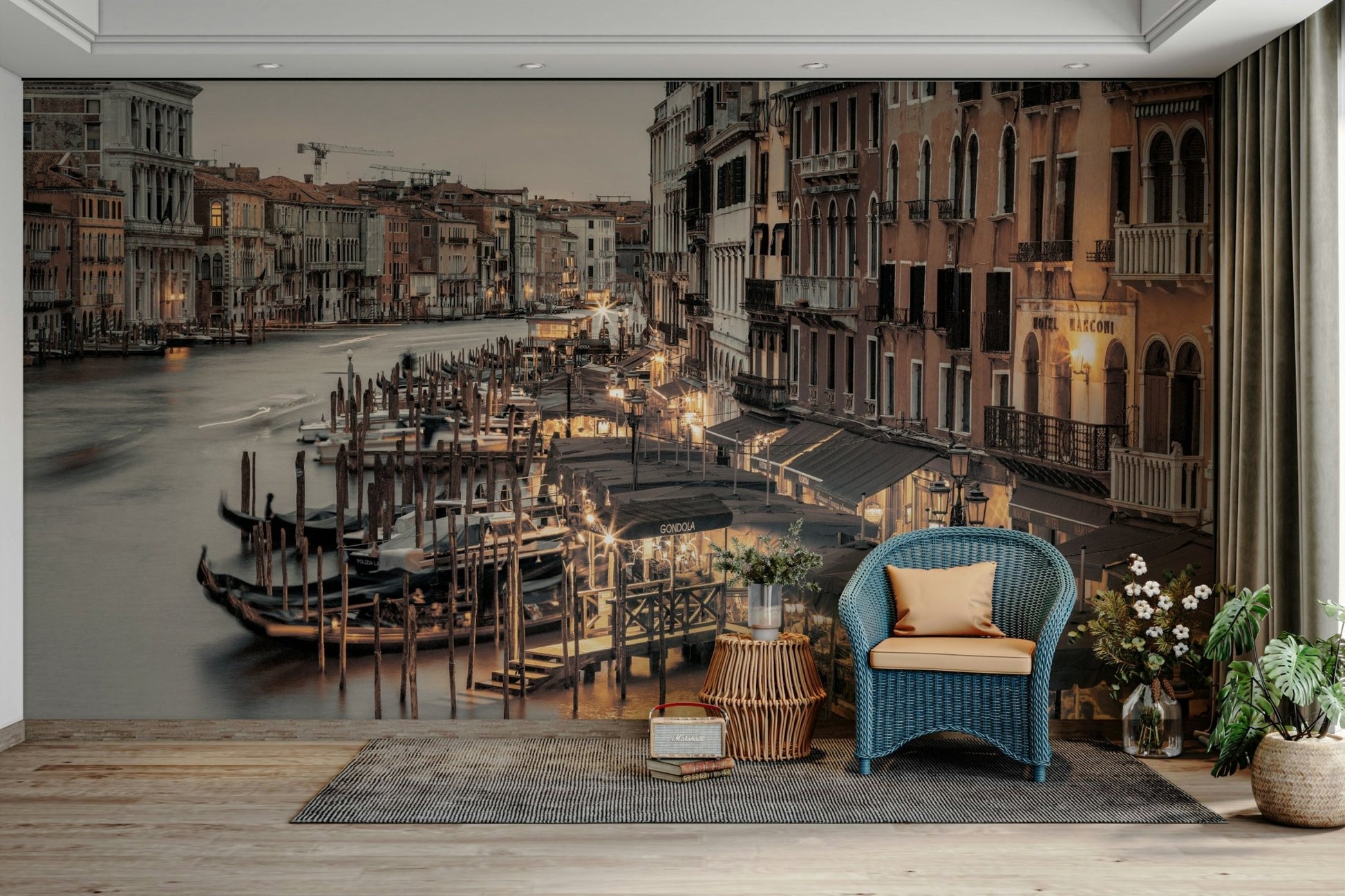 Mural wallpaper offering a calm, serene ambiance for any room

