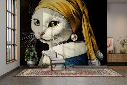 artistic portrait of a cat

